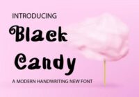 Black Candy Font - Featured Image