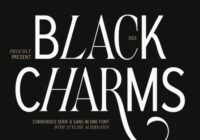 Black Charms Font - Featured Image