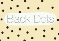Black Dots Font - Featured Image