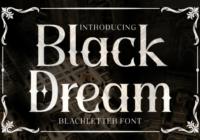 Black Dream Font - Featured Image