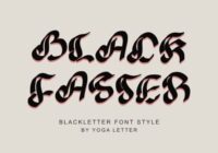 Black Faster Font - Featured Image