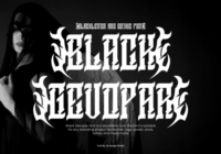 Black Gevopar Font - Featured Image
