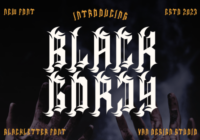 Black Gorjy Font - Featured Image