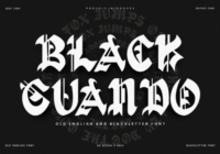 Black Guando Font - Featured Image