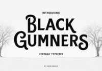 Black Gumners Font - Featured Image