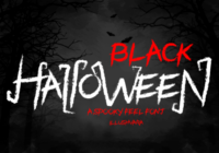 Black Halloween Font - Featured Image