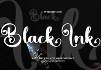 Black Ink Font - Featured Image