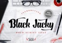 Black Jacky Font - Featured Image