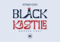 Black Kastile Font - Featured Image