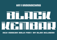 Black Kembar Font - Featured Image