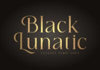 Black Lunatic Font - Featured Image