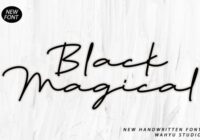 Black Magical Font - Featured Image