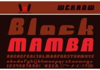 Black Mamba Font - Featured Image