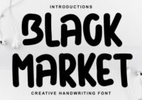 Black Market Font - Featured Image