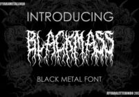 Black Mass Font - Featured Image