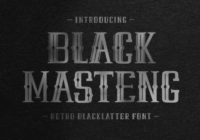 Black Masteng Font - Featured Image
