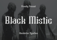 Black Mistic Font - Featured Image