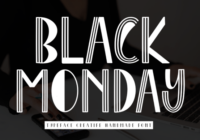 Black Monday Font - Featured Image