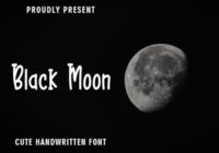 Black Moon Font - Featured Image