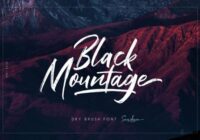 Black Mountage Font - Featured Image