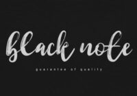 Black Note Font - Featured Image