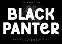 Black Panter Font - Featured Image