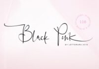 Black Pink Family Font - Featured Image