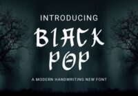 Black Pop Font - Featured Image
