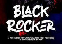 Black Rocker Font - Featured Image