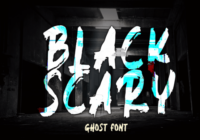 Black Scary Font - Featured Image