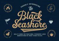 Black Seashore Font - Featured Image