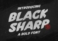 Black Sharp Font - Featured Image