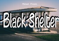 Black Shelter Font - Featured Image