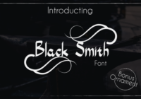 Black Smith Font - Featured Image
