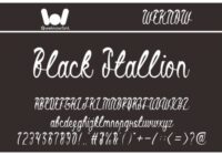 Black Stallion Font - Featured Image