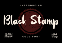 Black Stamp Font - Featured Image