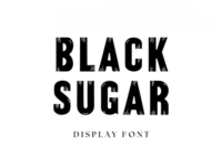 Black Sugar Font - Featured Image