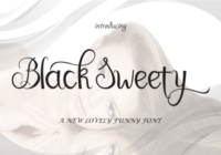 Black Sweety Font - Featured Image