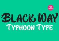Black Way Font - Featured Image