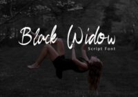 Black Widow Font - Featured Image