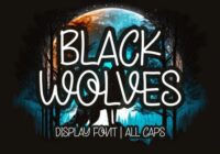 Black Wolves Font - Featured Image