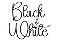 Black and White Font - Featured Image