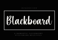 Blackboard Font - Featured Image