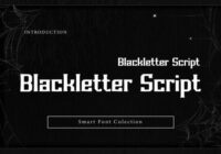 Blackletter Script Font - Featured Image