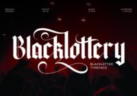 Blacklottery Font - Featured Image