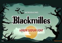 Blackmilles Font - Featured Image