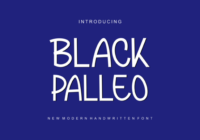 Blackpalleo Font - Featured Image