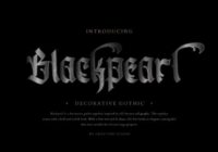 Blackpearl Font - Featured Image