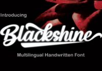 Blackshine Font - Featured Image