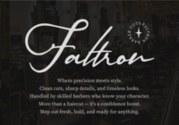 Blacksky Faltron Font - Featured Image